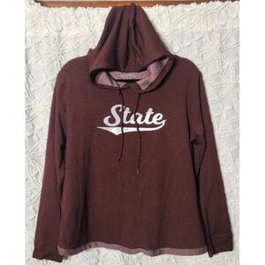 Mississippi‎ State Champion Women's MSU Hoodie Size Large Criss Cross Athleisure